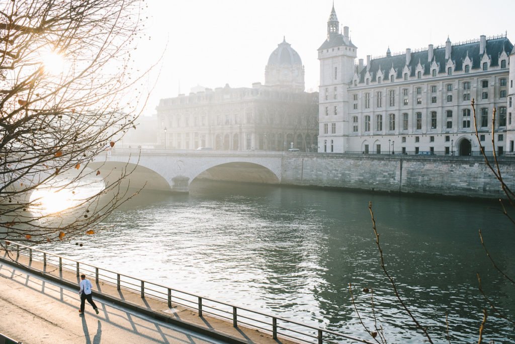 Spaziergang an der Seine Paris