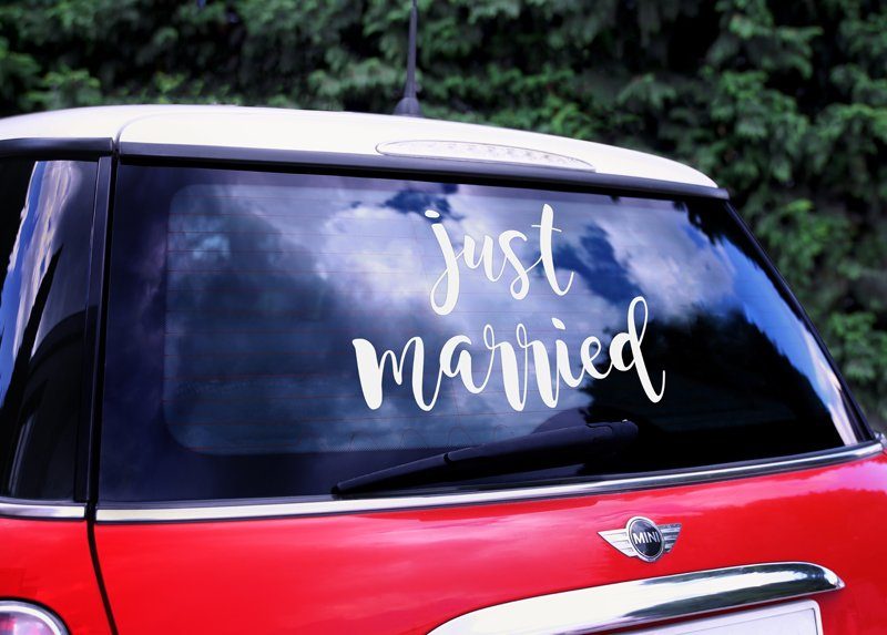 Vorlage hochzeitsauto just married elgansoyelpnews