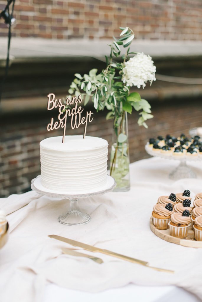 Cake Topper bis ans Ende der Welt