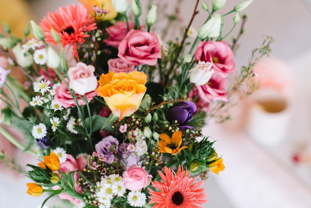 Bunte Frühlingsblumen