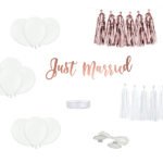 Auto Dekorations-Kit 'Just married'