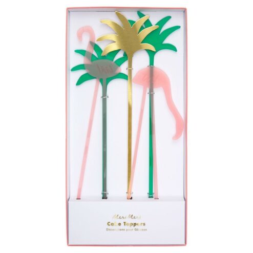 Cake Topper Flamingo Acryl