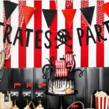 Girlande Piratenparty schwarz01