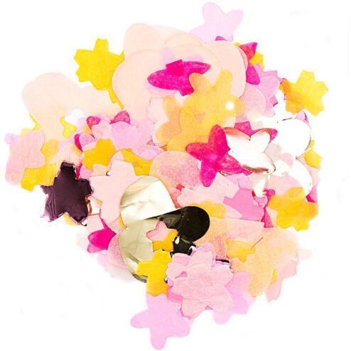 Konfetti rosa Blüten Mix, 20 Gramm
