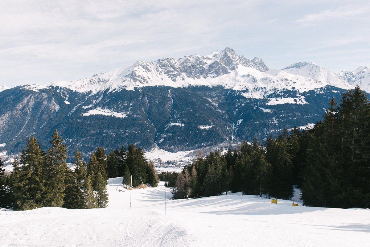 Skifahren Sanvognin