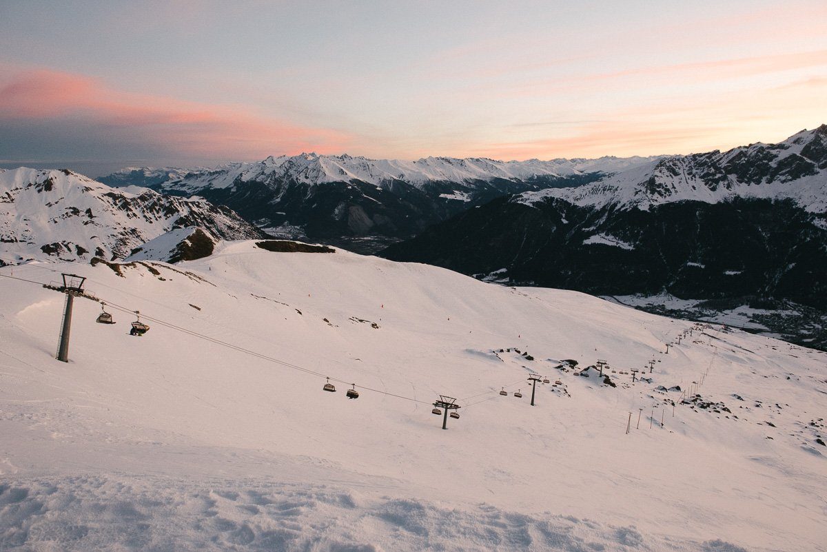 Skifahren Savognin