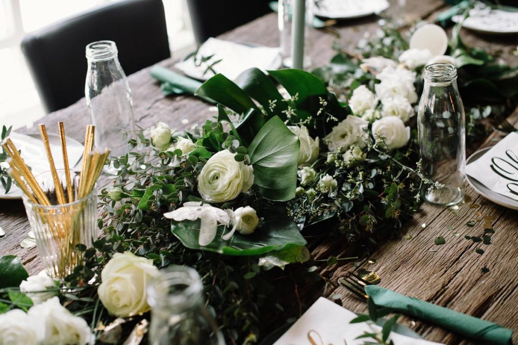 Babyparty Greenery Karo Kauer Blumen