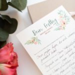Gästebuchkarten dein Festtag floral