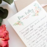 Gästebuchkarten dein Festtag floral