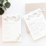 Gästebuchkarten dein Festtag floral