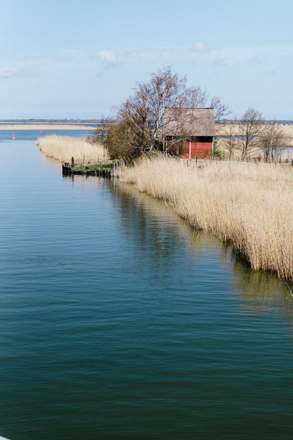 Fahrt auf dem Bodden