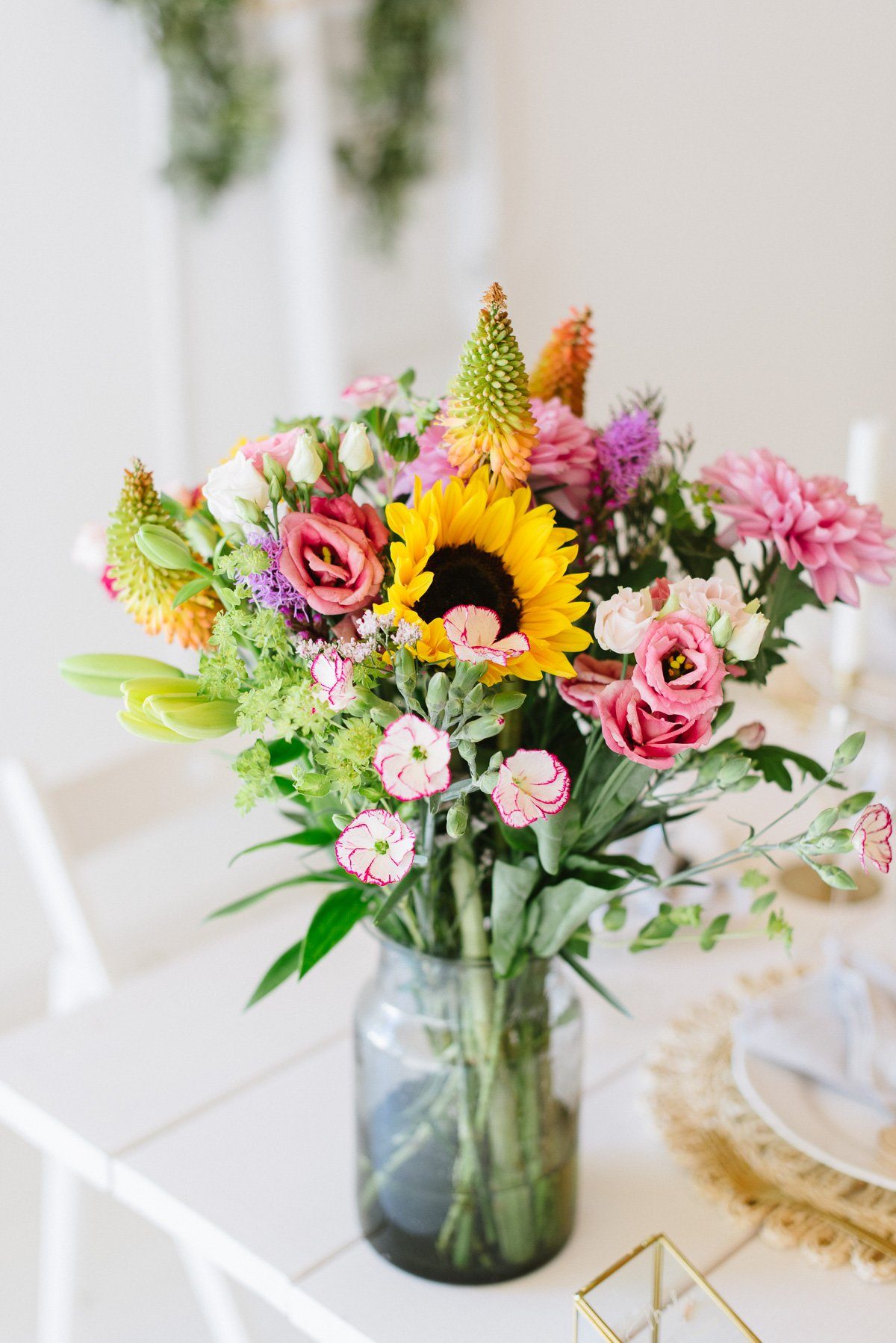 Bunter Sommer Blumenstrauß