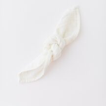 Musselin Servietten creme weiss Fraeulein K sagt ja