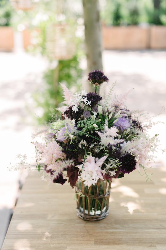 Romantische Hochzeitsdeko mit Lavendel