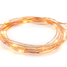 Lichterkette String roségold (190 cm)