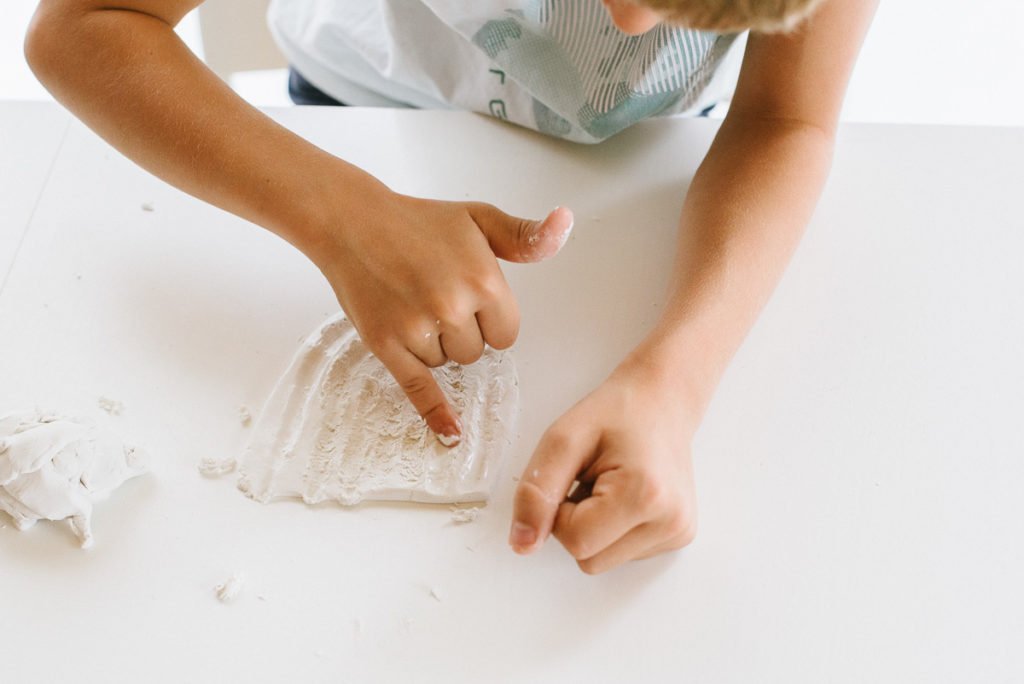 Regenbogen Modelliermasse DIY basteln Anleitung Kindergeburtstag Fraeulein K sagt Ja