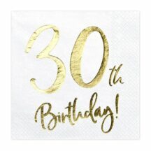 Papierserviette 30th Birthday