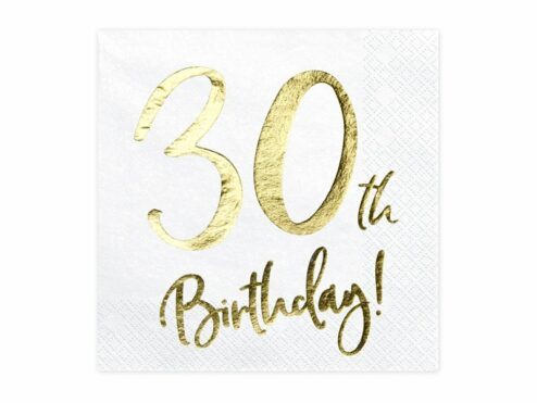 Papierserviette 30th Birthday