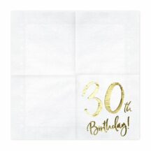 Papierserviette 30th Birthday