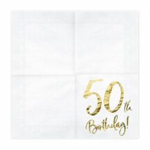 Papierserviette 50th Birthday