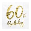Papierserviette 60th Birthday