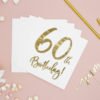 Papierserviette 60th Birthday