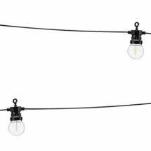 Lichterkette schwarz LED