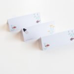 Namensschild Taufe Skandi Boot