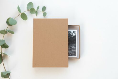 Fotoschachtel Kraftpapier Pure