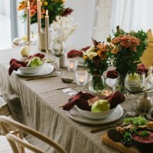 Herbstliches Freunde-Dinner mit veganem Menü