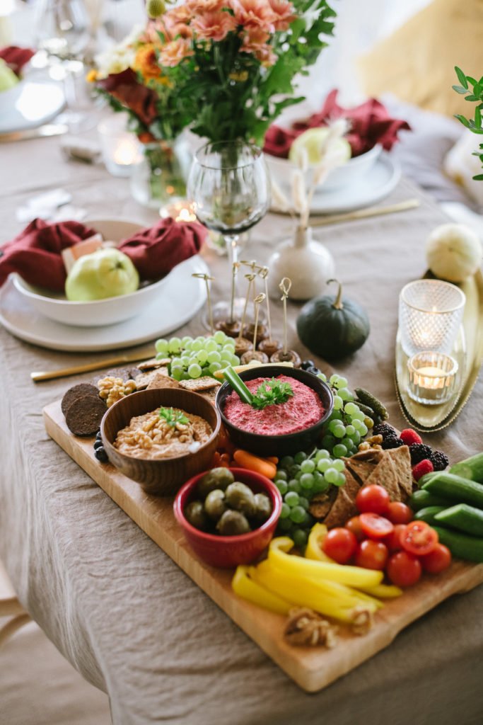 Herbstliches Freunde-Dinner mit veganem Menü