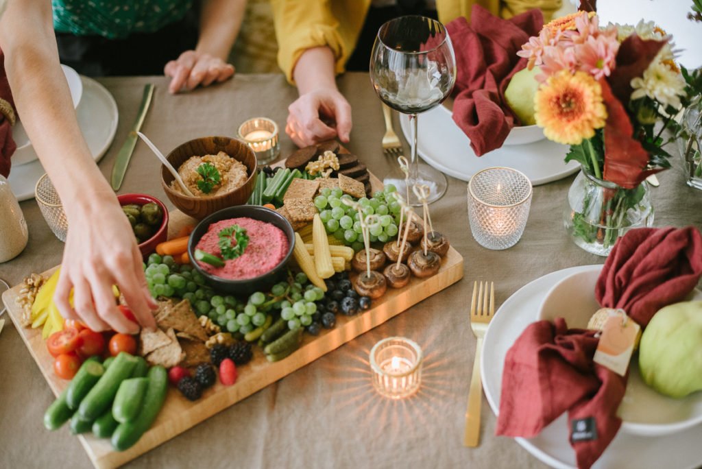 Herbstliches Freunde-Dinner mit veganem Menü