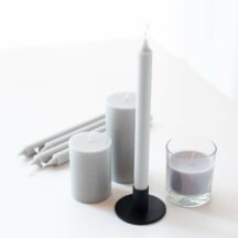 Kerzenhalter Artax schwarz (Höhe 4,5cm)
