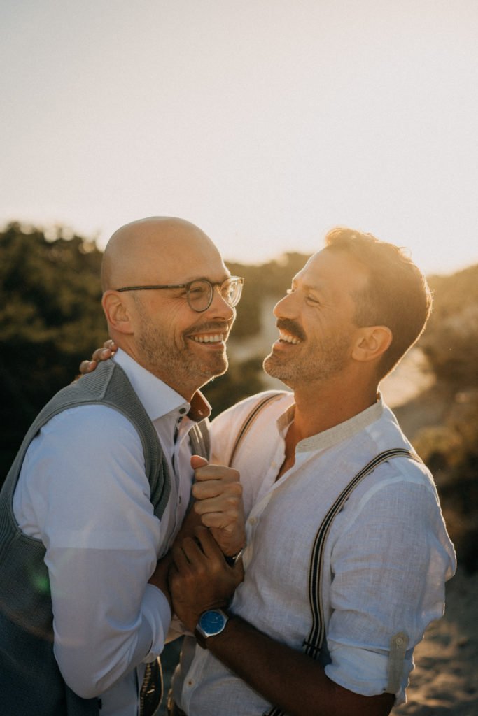 Bohemian Chic: Andy und Marko heiraten auf Mallorca