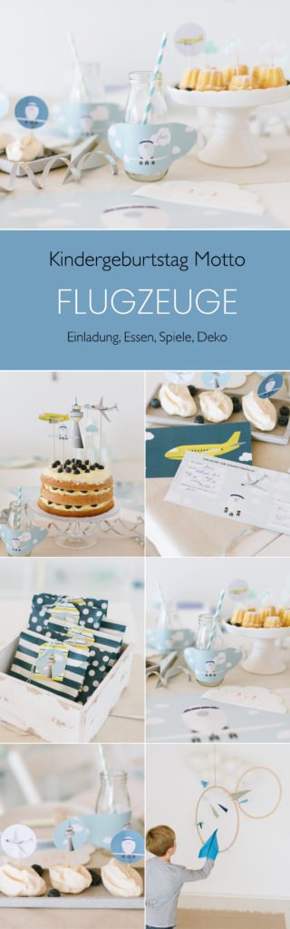 Mit der Fräulein K Flugzeuge Geburtstagsbox können kleine Piloten einen Tag lang ihren großen Traum leben! Feiert fröhliche Flugzeuge Geburtstagsparty!