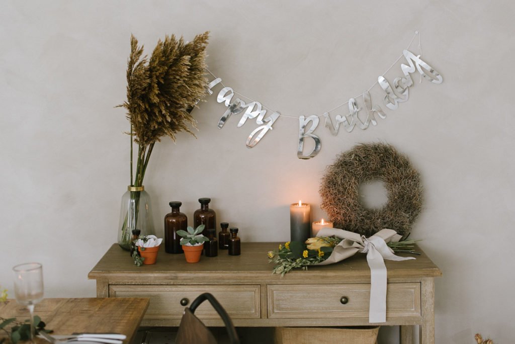 3 einfache Deko-Ideen für die Geburtstagsdekoration mit Trockenblumen