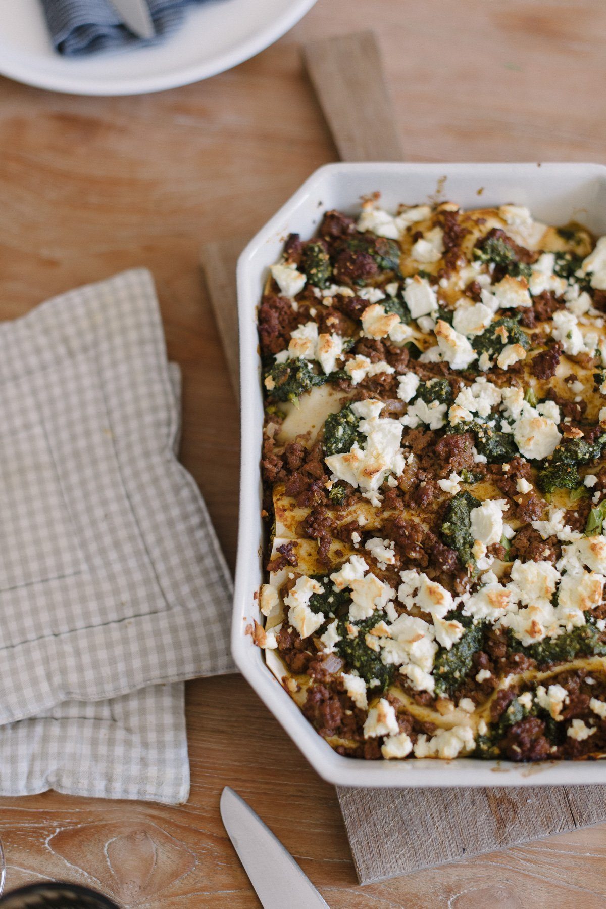 Lasagne mit Bärlauch Pesto