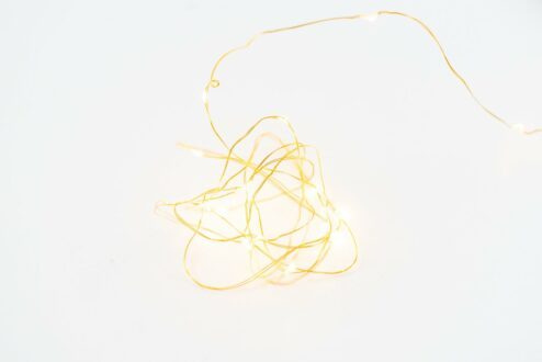 Mini LED Lichterkette String Messing (190 cm)