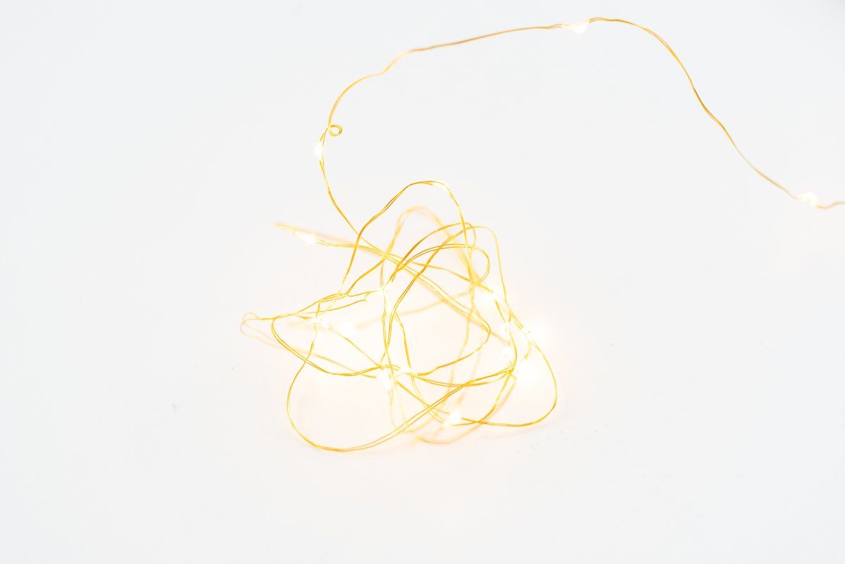 Mini LED Lichterkette String Messing (190 cm)