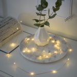 Mini Lichterkette String Messing