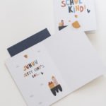 Karte Bunte Buchstaben