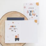 Karte Bunte Buchstaben