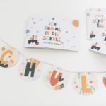 Girlande 'Bunte Buchstaben'