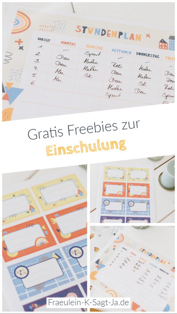 Freebies zur Einschulung