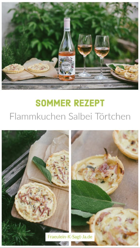 Rezept für leckere Flammkuchentörtchen