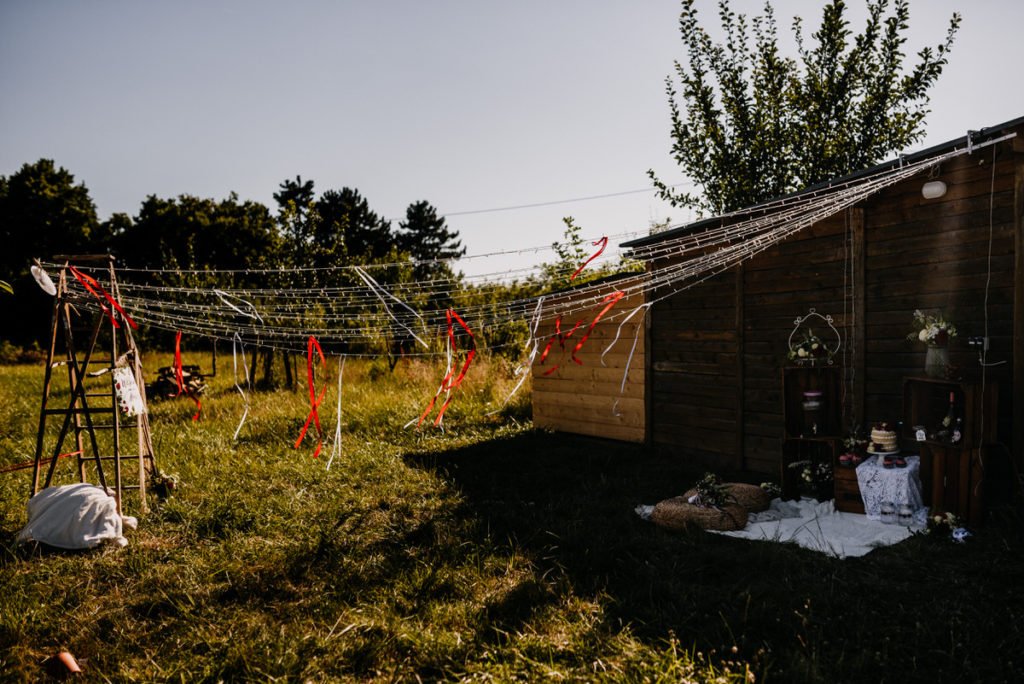 Intime Gartenhochzeit zu Zweit