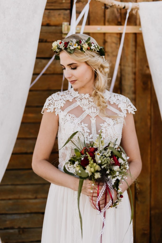 Intime Gartenhochzeit zu Zweit