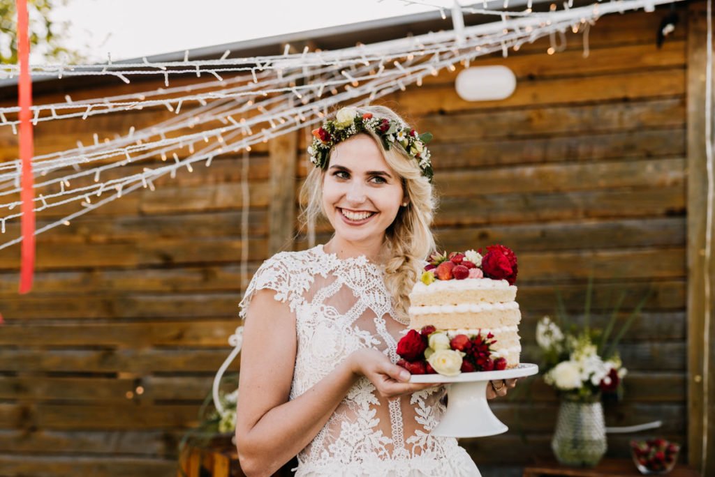 Intime Gartenhochzeit zu Zweit