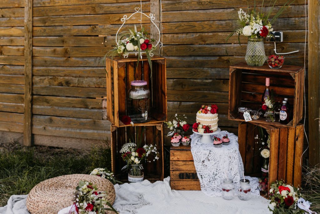 Intime Gartenhochzeit zu Zweit