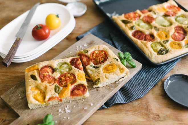 Sommer-Rezept: Focaccia mit Tomaten